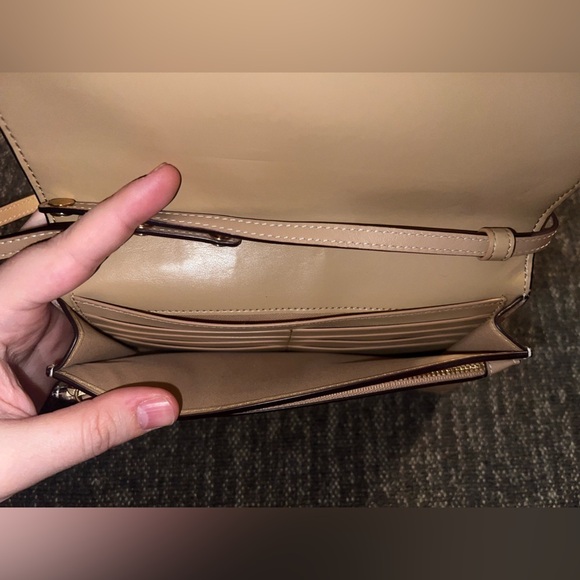 Foldover Crossbody Clutch With Signature Canvas Patchwork - Picture 6 of 11